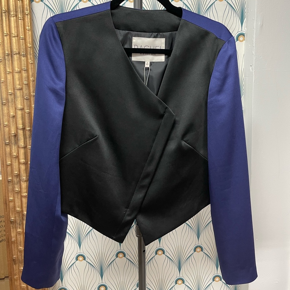 Rachel Roy Satin Crop Jacket